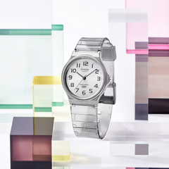 CASIO MQ-24S POP Series Analog Watch – Minimalist Unisex Design, Quartz Movement, Resin Band, Lightweight Casual Style, Water Resistant