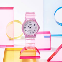 CASIO MQ-24S POP Series Analog Watch – Minimalist Unisex Design, Quartz Movement, Resin Band, Lightweight Casual Style, Water Resistant