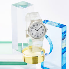 CASIO MQ-24S POP Series Analog Watch – Minimalist Unisex Design, Quartz Movement, Resin Band, Lightweight Casual Style, Water Resistant