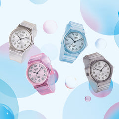 CASIO MQ-24S POP Series Analog Watch – Minimalist Unisex Design, Quartz Movement, Resin Band, Lightweight Casual Style, Water Resistant