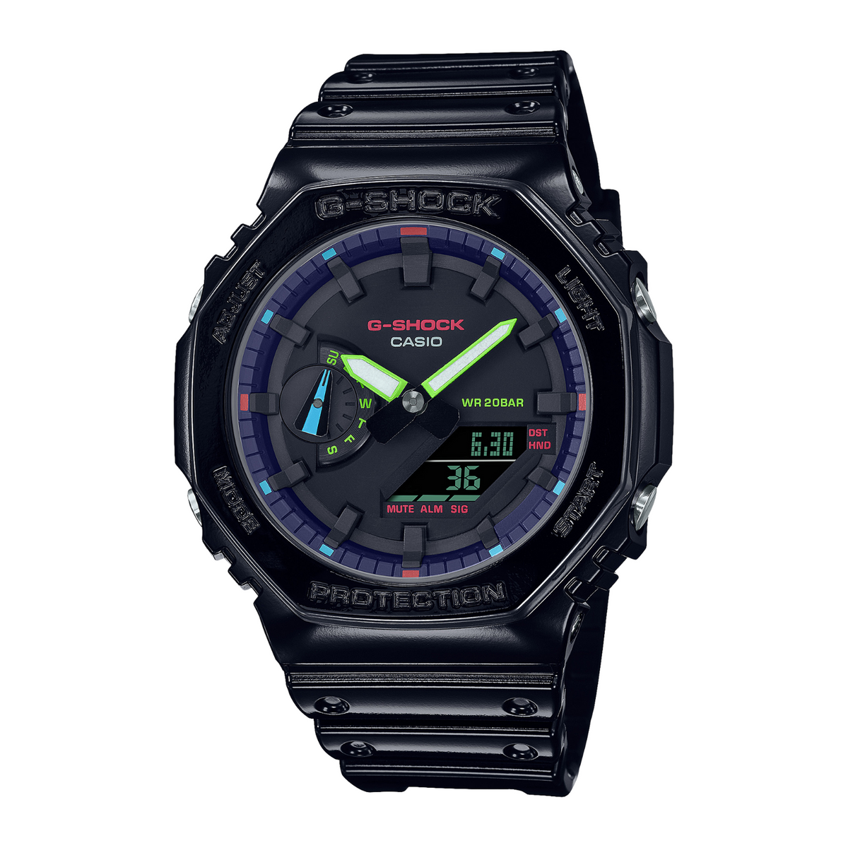 CASIO G-SHOCK GA-2100RGB-1ADR MODEL WATCHES