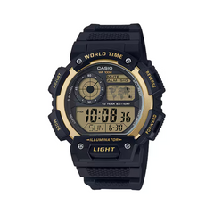 Black and gold Casio digital watch