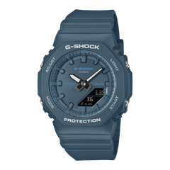 Blue G-Shock watch on a transparent background