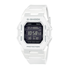 Casio G-SHOCK GD-B500-7DR Digital Watch for Men | Bluetooth Smartphone Link | Step Tracker | Shock Resistant | 200M Water Resistant | White Resin Strap