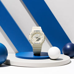 CASIO G-SHOCK GMA-P2100BA-7ADR Analog Digital Women's Watch White Resin Strap 200M Water Resistant