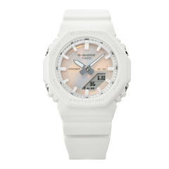 CASIO G-SHOCK GMA-P2100PC-7ADR Analog Digital Women's Watch White Resin Strap Compact Octagonal Design 200M Water Resistant