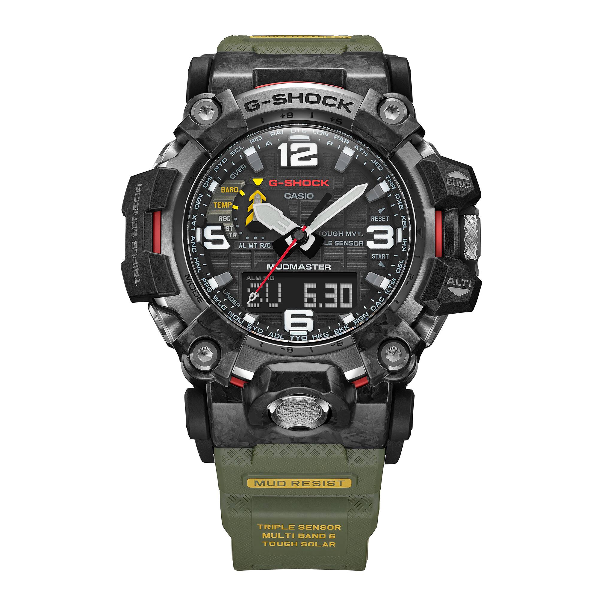 CASIO G-SHOCK Mudmaster GWG‑2000‑1A3 (Olive Green) – Rugged Adventure Watch