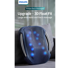 Philips PPM4501 Waist & Back Massager UK – 12‑Node 3D Floating Massage + 42 °C Hot Compress, 4 Modes, One‑Key Control - THE HAPPY BUY