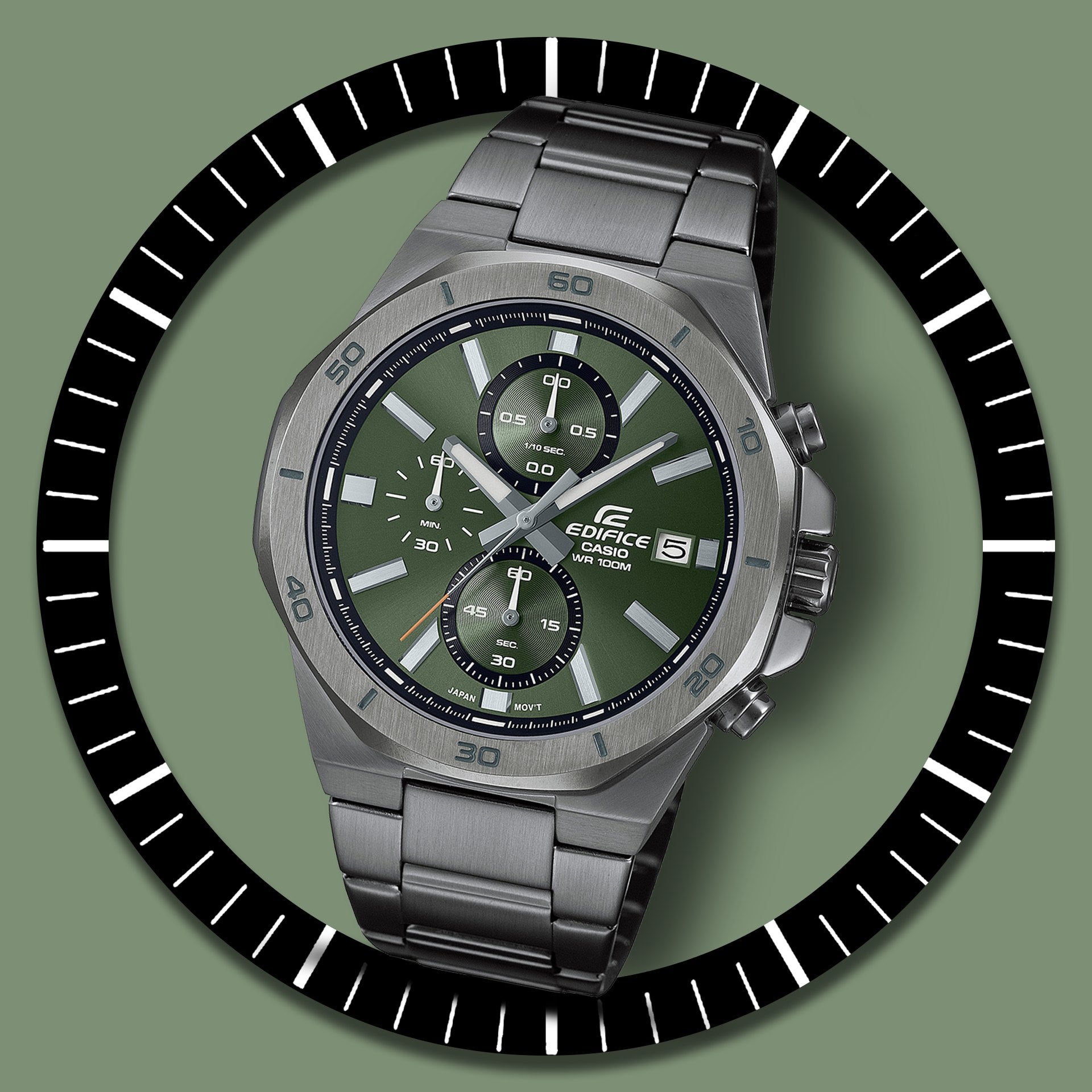 CASIO EDIFICE EFV-640DC-3ADF MODEL WATCHES