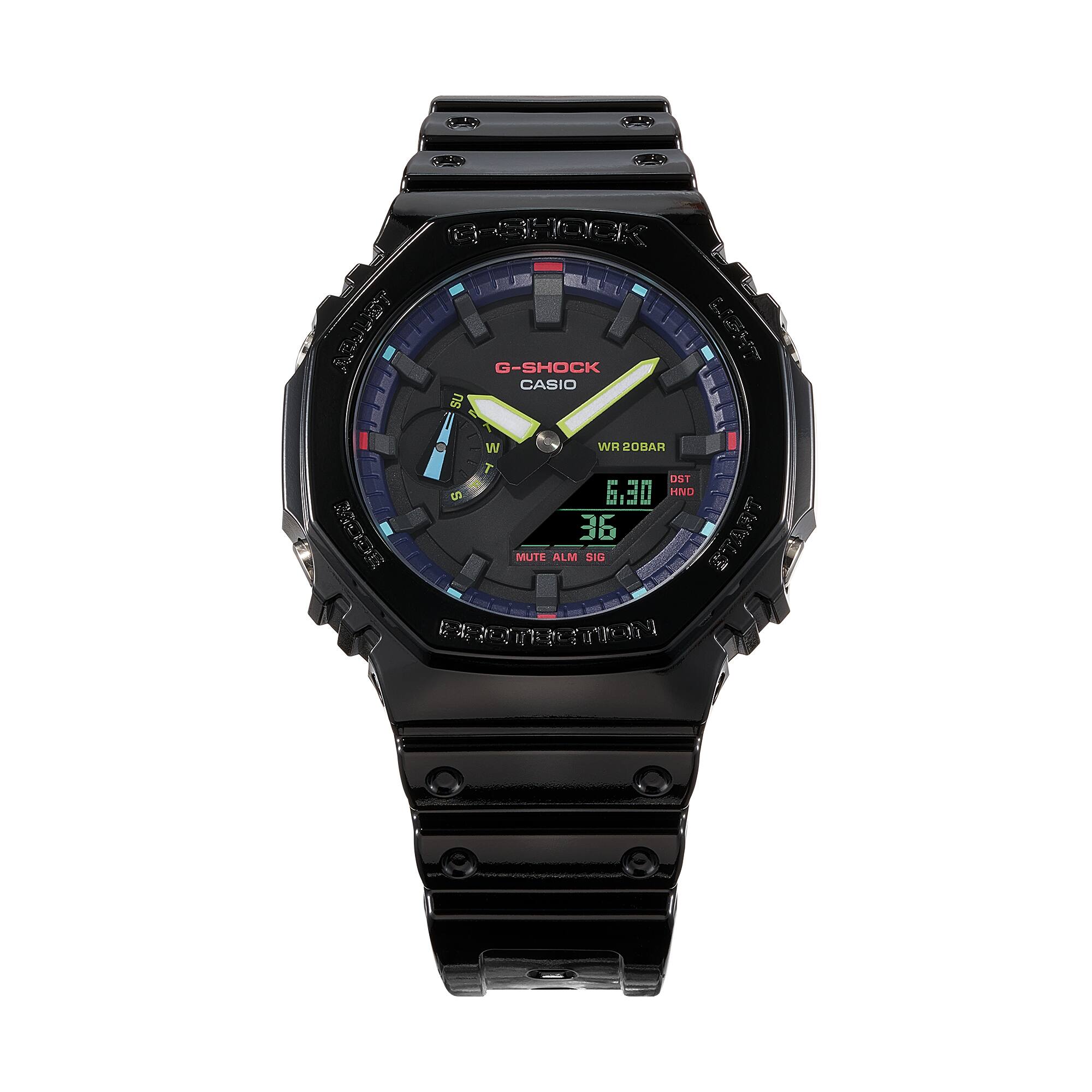 CASIO G-SHOCK GA-2100RGB-1ADR MODEL WATCHES