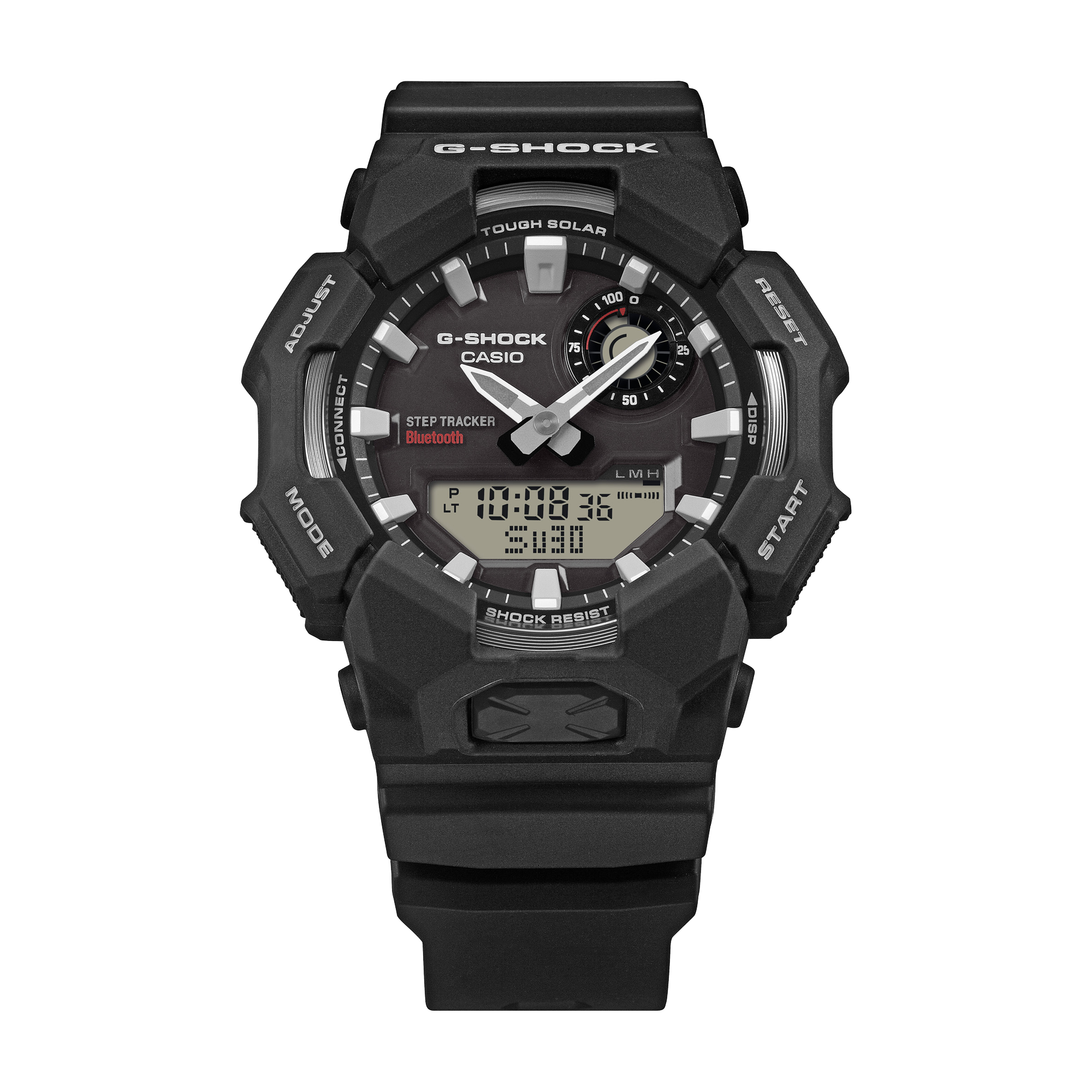 CASIO G-SHOCK GA-B010-1A Analog-Digital Men’s Watch, Shock Resistant, 200M Water Resistant, Black Resin Strap