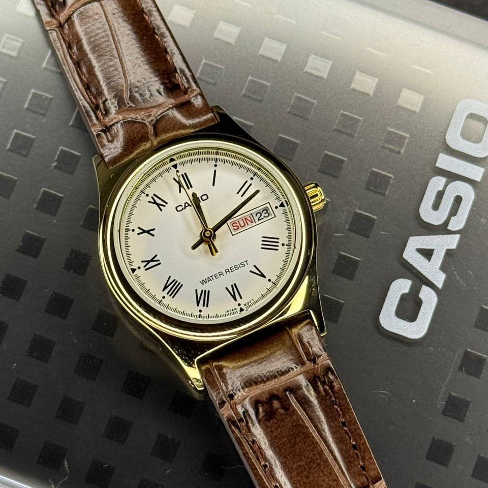 CASIO LTP-V006GL-7BUDF MODEL WOMEN'S ANALOG WATCHES