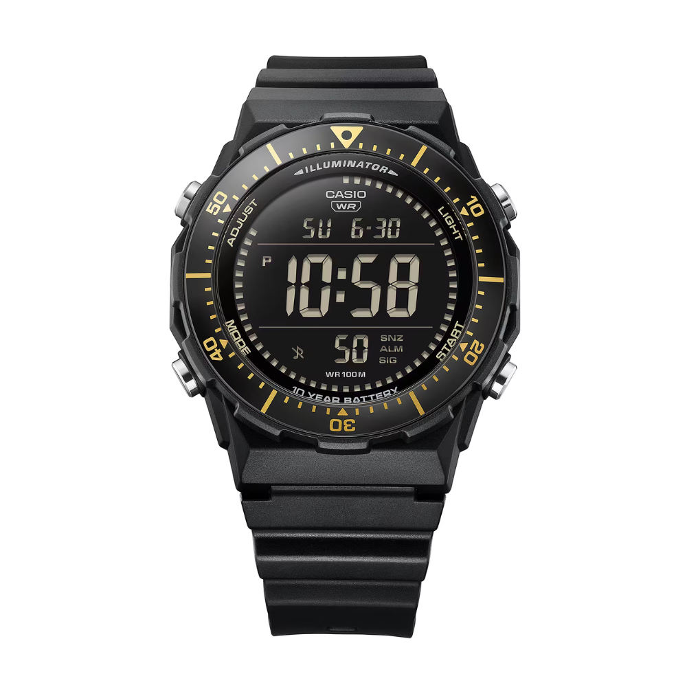 CASIO AE-1700-1BVDF Digital Sports Watch – Black Resin Strap, Large Display, Everyday Outdoor & Active Wear - THE HAPPY BUY