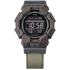 Casio G-SHOCK Digital Men’s Watch, 10-Year Battery, Shock Resistant, 200m Water Resistant, Brown Cloth Band, GD-010CE-5DR