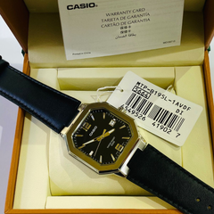 CASIO MTP-B195L-1AVDF Men’s Analog Watch – Black Dial, Genuine Leather Strap, Classic Dress & Everyday Style - THE HAPPY BUY
