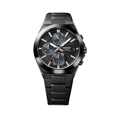 CASIO EDIFICE EFS-S650DC-1ADF MODEL CERAMIC BEZEL SOLAR POWERED CHRONOGRAPH WATCHES