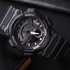 CASIO AEQ-110W-1BVDF MODEL ANALOG- DIGITAL COMBINATION WATCHES