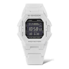 Casio G-SHOCK GD-B500-7DR Digital Watch for Men | Bluetooth Smartphone Link | Step Tracker | Shock Resistant | 200M Water Resistant | White Resin Strap