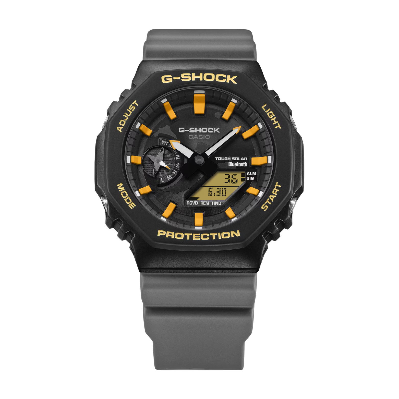 CASIO G-SHOCK GA-B2100DF-1A Analog-Digital Men’s Watch, Tough Solar, Bluetooth Connectivity, 200M Water Resistant, Black Resin Strap