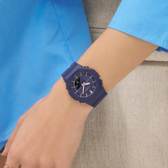 CASIO G-SHOCK GMA-P2100M-2ADR Analog Digital Women's Watch Blue Resin Strap Compact Octagonal Design 200M Water Resistant