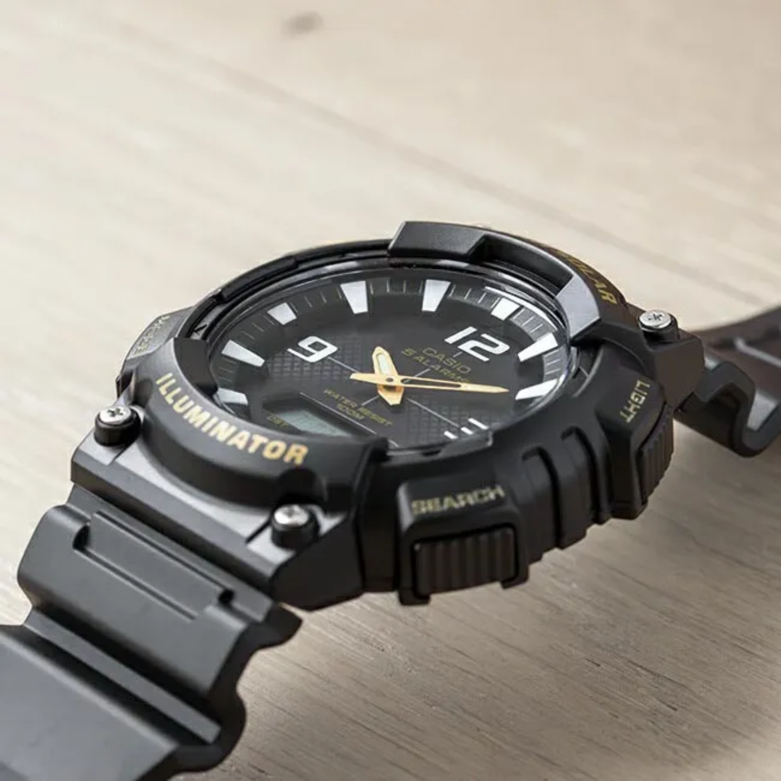 CASIO AQ-S810W-1BVDF MODEL ANALOG-DIGITAL TOUGH SOLAR WATCHES