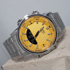 CASIO AMW-880D-9AVDF MODEL ANALOG-DIGITAL COMBINATION WATCHES