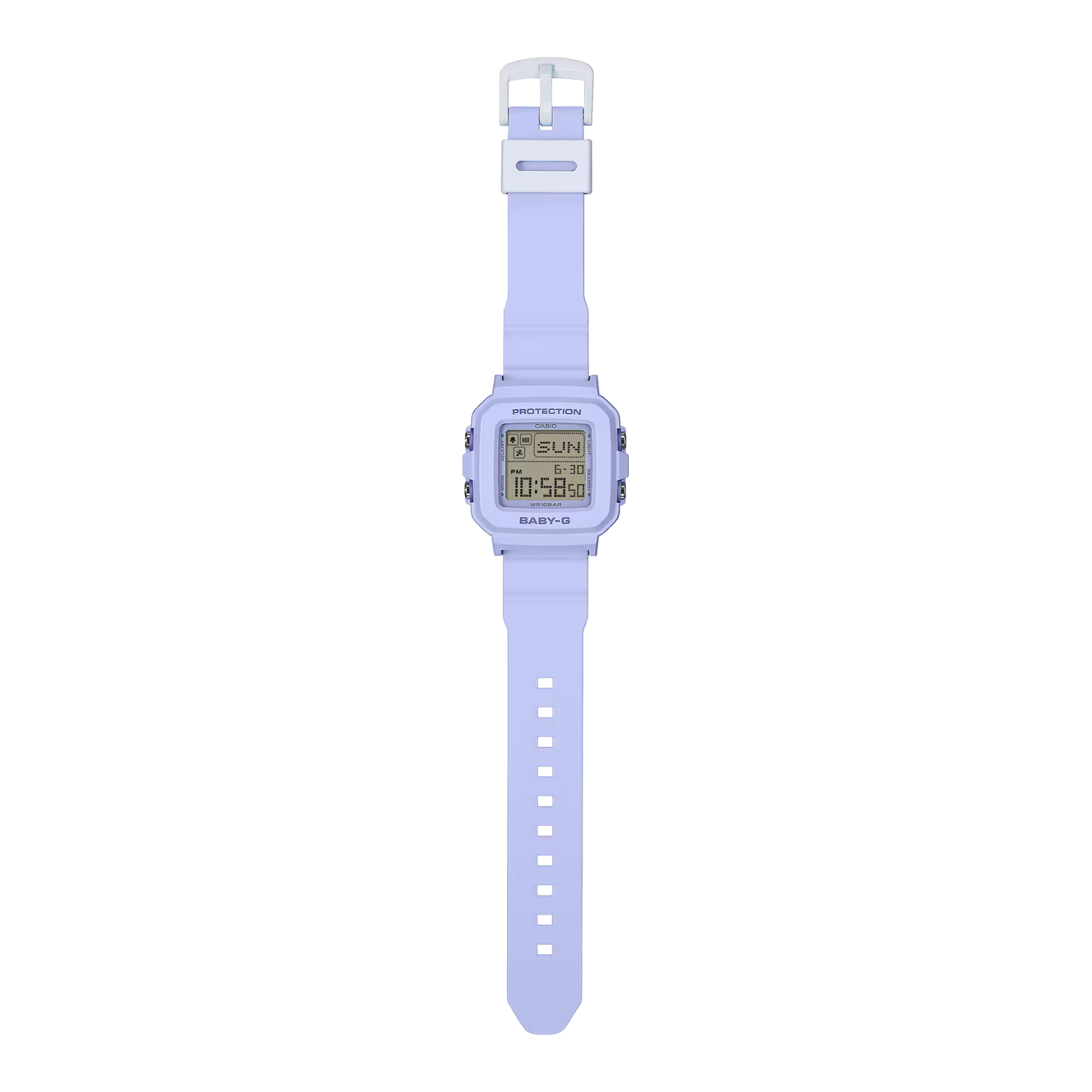 Casio G-SHOCK BABY-G+PLUS Digital Women’s Watch with Heart-Shaped Holder, Shock Resistant, 100m Water Resistant, Blue, BGD-10KH-2B