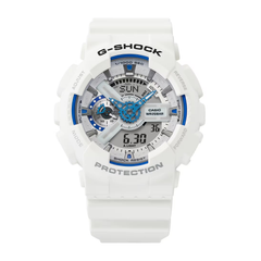 CASIO G-SHOCK GA-110HDS-7ADR Analog-Digital Men’s Watch, Shock Resistant, 200M Water Resistant, White Resin Strap