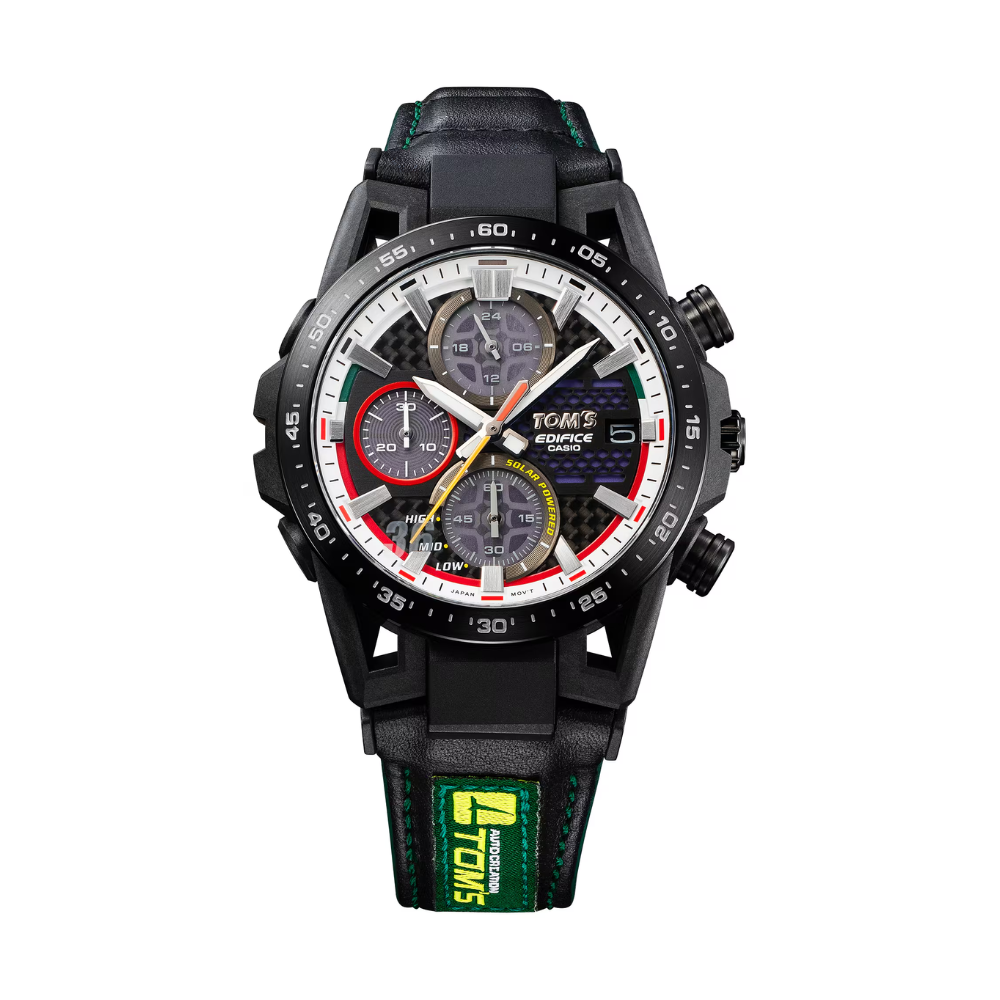 CASIO Edifice EFS-S641TMS-1A Solar Powered Chronograph Watch – Titanium Case & Band, Sapphire Crystal, 100M Water Resistance, Stopwatch, Date Display, Luminous Hands – Men’s Premium Sports & Business Watch