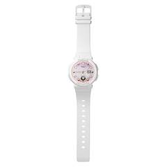 CASIO BABY-G BGA-250-7A2 Women’s Analog-Digital Watch, White Resin Strap, Shock Resistant, 100m Water Resistant, Neon Illuminator