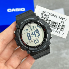 CASIO AE-1500WH-1AVDF Digital Watch – Multi-Function, Water-Resistant, Durable Resin Band