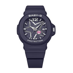 Casio BABY-G Analog Women’s Watch, Shock Resistant, 100m Water Resistant, Star Dial, Navy Blue, BGA-10D-2A1