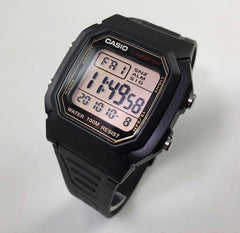 CASIO W-800HG-9AVDF Digital Watch – Classic Design, 100M Water Resistance, LED Backlight, 10-Year Battery
