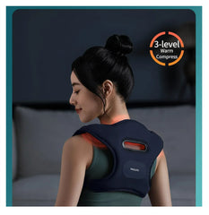 Philips PPM3601B Massage Strap & Back Massager — Hot Compress, VibWave, Posture Corrector, Cordless, 5000 mAh Battery