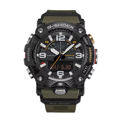 CASIO G-SHOCK GG-B100X-1A3DR MUDMASTER Analog Digital Men's Watch Green Resin Strap Bluetooth Quad Sensor 200M Water Resistant