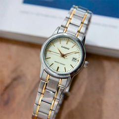 CASIO LTP-V002SG-9AUDF MODEL STANDARD WOMEN'S ANALOG WATCHES