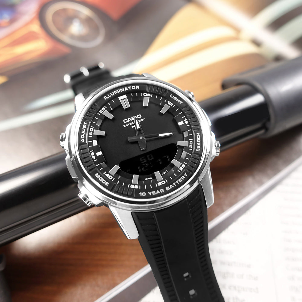 CASIO AMW-880-1AVDF MODEL ANALOG-DIGITAL COMBINATION WATCHES