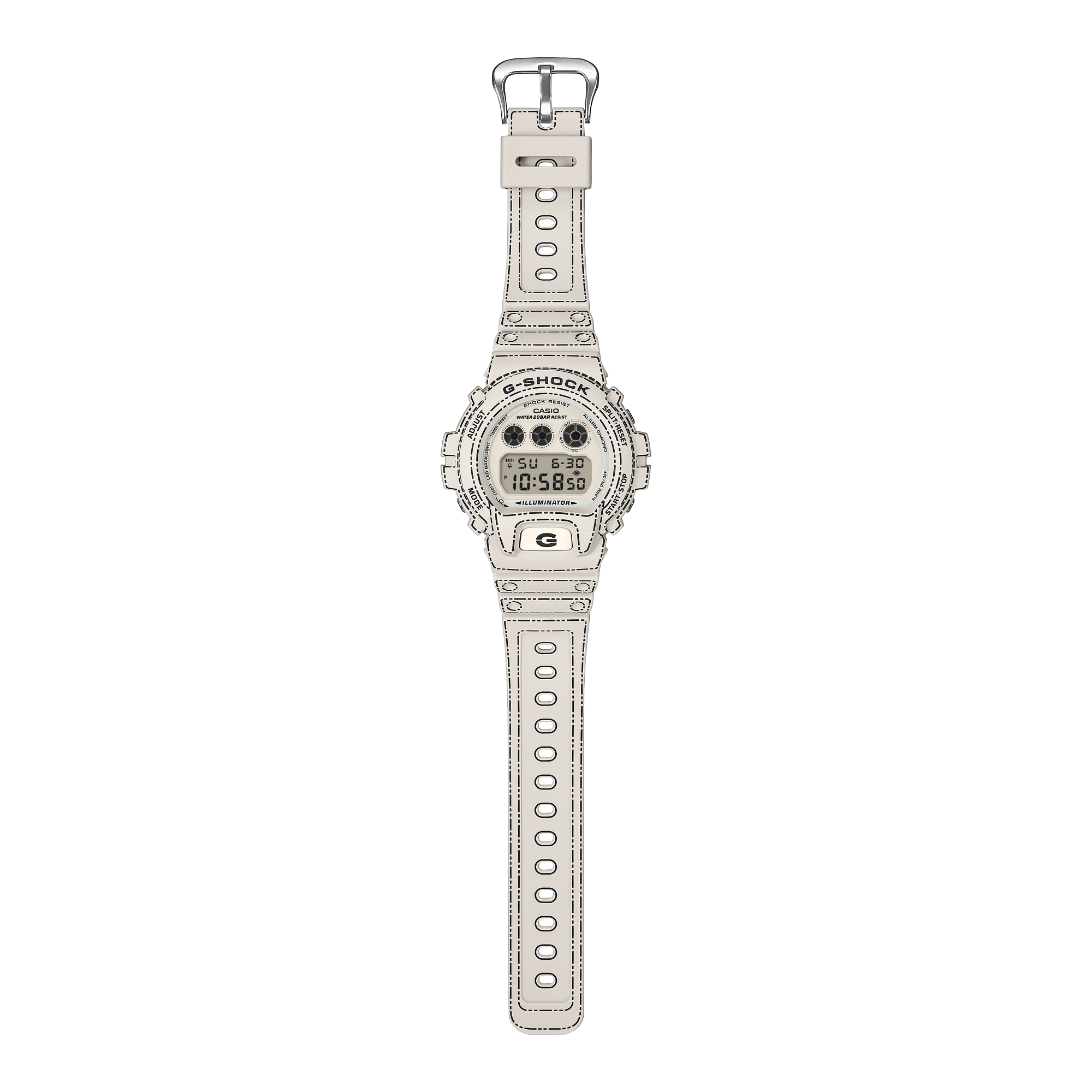 Casio G-SHOCK DW-6900RGM-5DR Digital Watch for Men | Shock Resistant | 200M Water Resistant | LED Backlight | Multi-Function Alarm | Brown Resin Strap