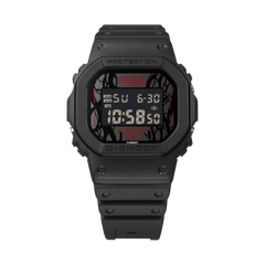 Casio G-SHOCK DW-5600STT-1DR Digital Watch for Men | Shock Resistant | 200M Water Resistant | LED Backlight | Stopwatch & Countdown Timer | Black Resin Strap
