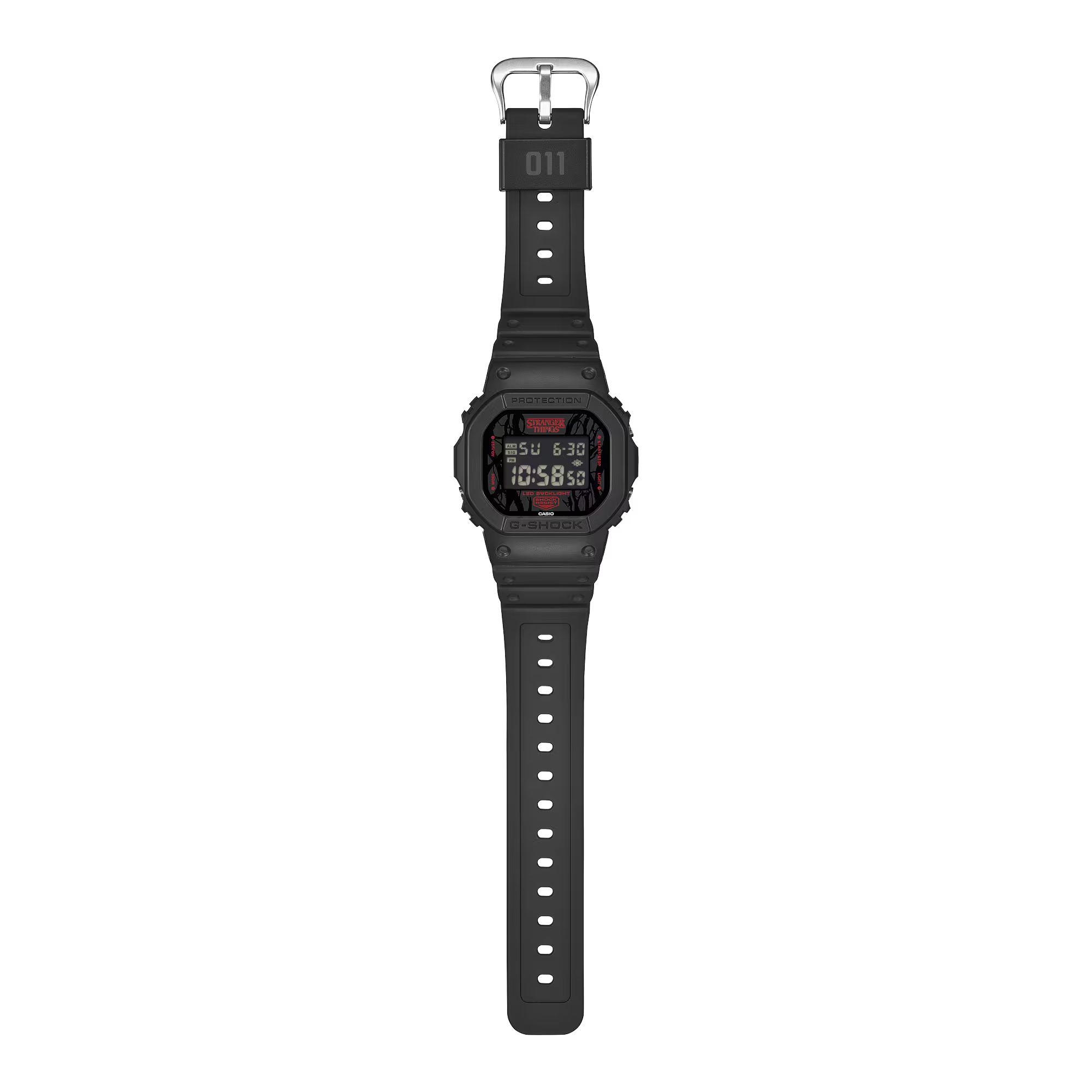 Casio G-SHOCK DW-5600STT-1DR Digital Watch for Men | Shock Resistant | 200M Water Resistant | LED Backlight | Stopwatch & Countdown Timer | Black Resin Strap