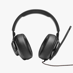 سماعة ألعاب JBL QUANTUM 300 هجينة سلكية فوق الأذن مع ميكروفون قابل للطي