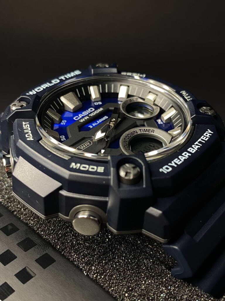 CASIO AEQ-120W-2AVDF MODEL STANDARD ANALOG-DIGITAL COMBINATION WATCHES
