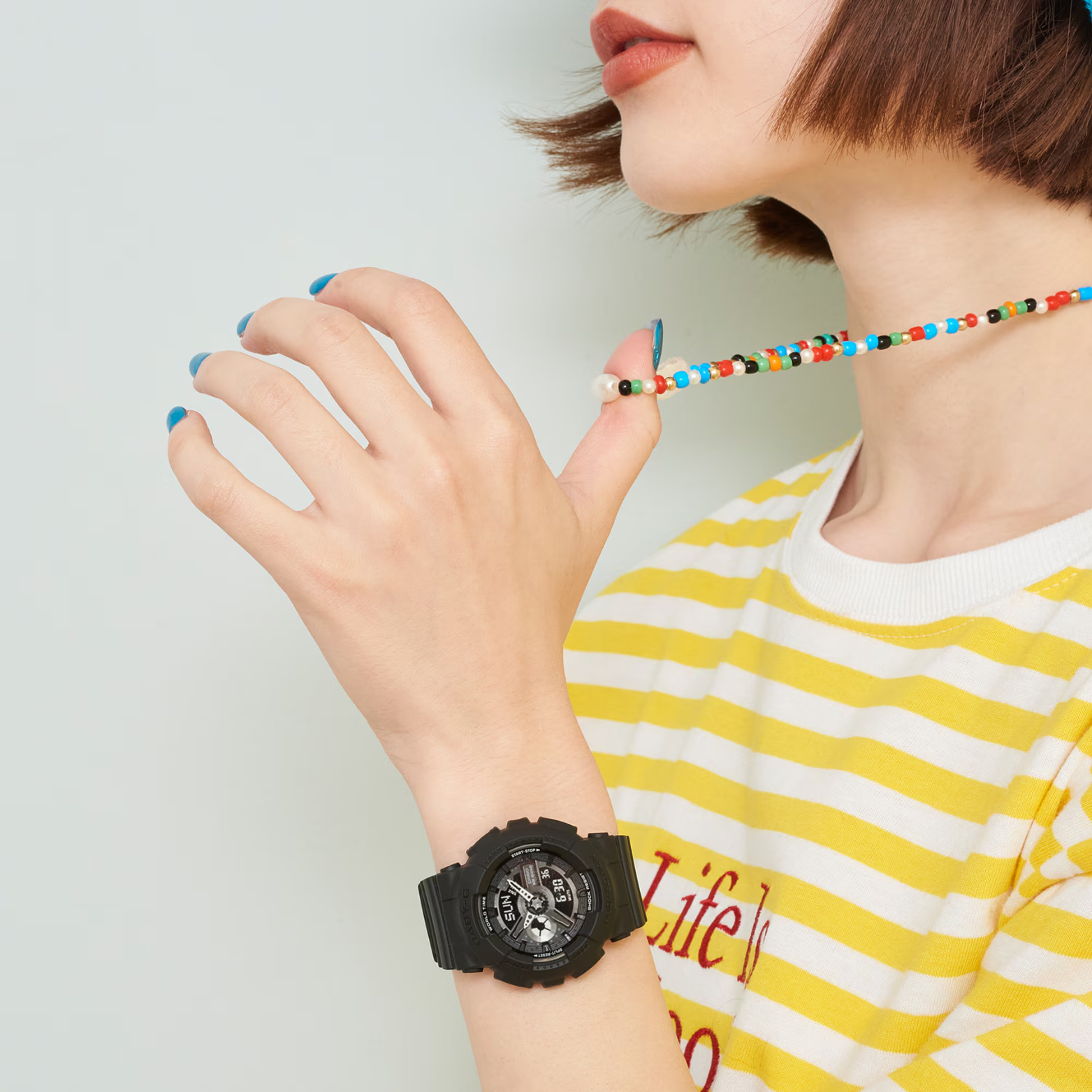 Casio Baby-G BA-110XBC-1ADR Women’s Analog-Digital Watch, Black Resin Band, Shock Resistant, 100m Water Resistant