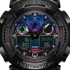 CASIO G-SHOCK GA-100RGB-1ADR MODEL WATCHES