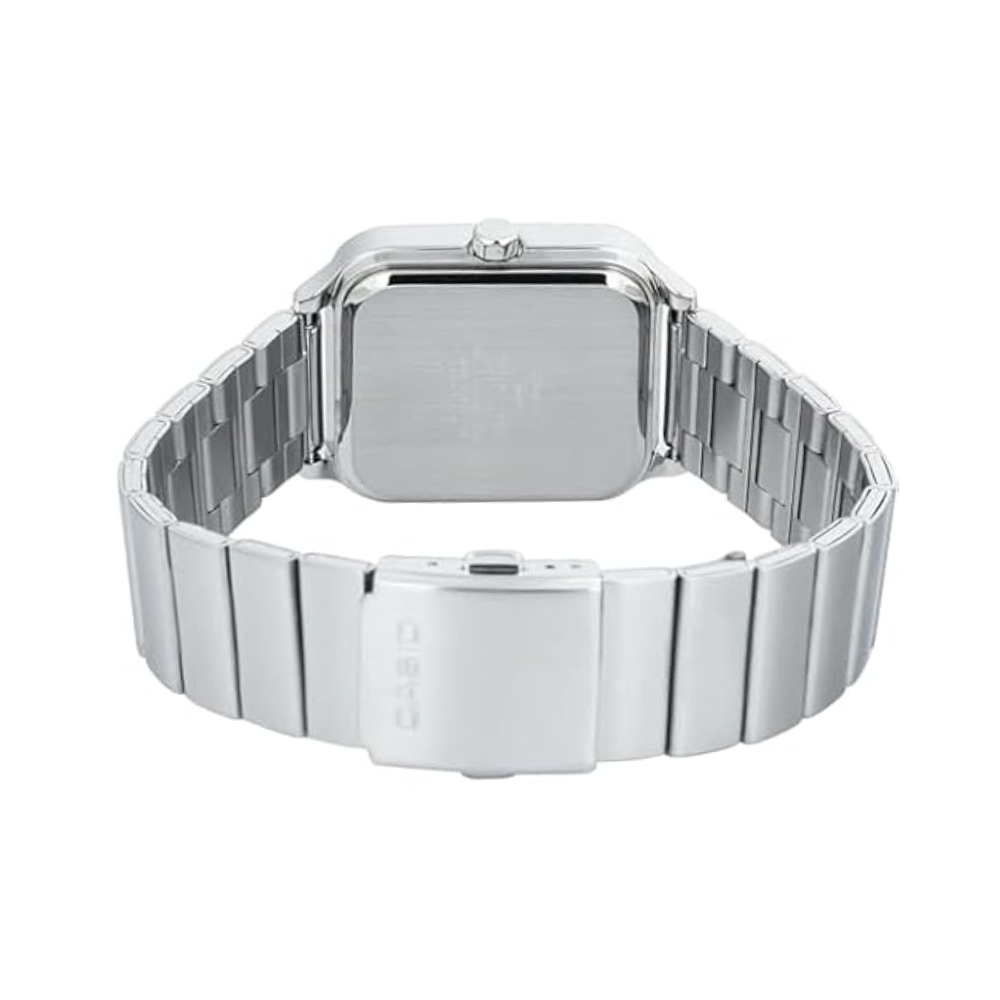 Casio MTP-M306D-2AVDF Men’s Analog Stainless Steel Watch – Blue Dial, Day-Date & 24-Hour Subdials, 50M Water Resistant