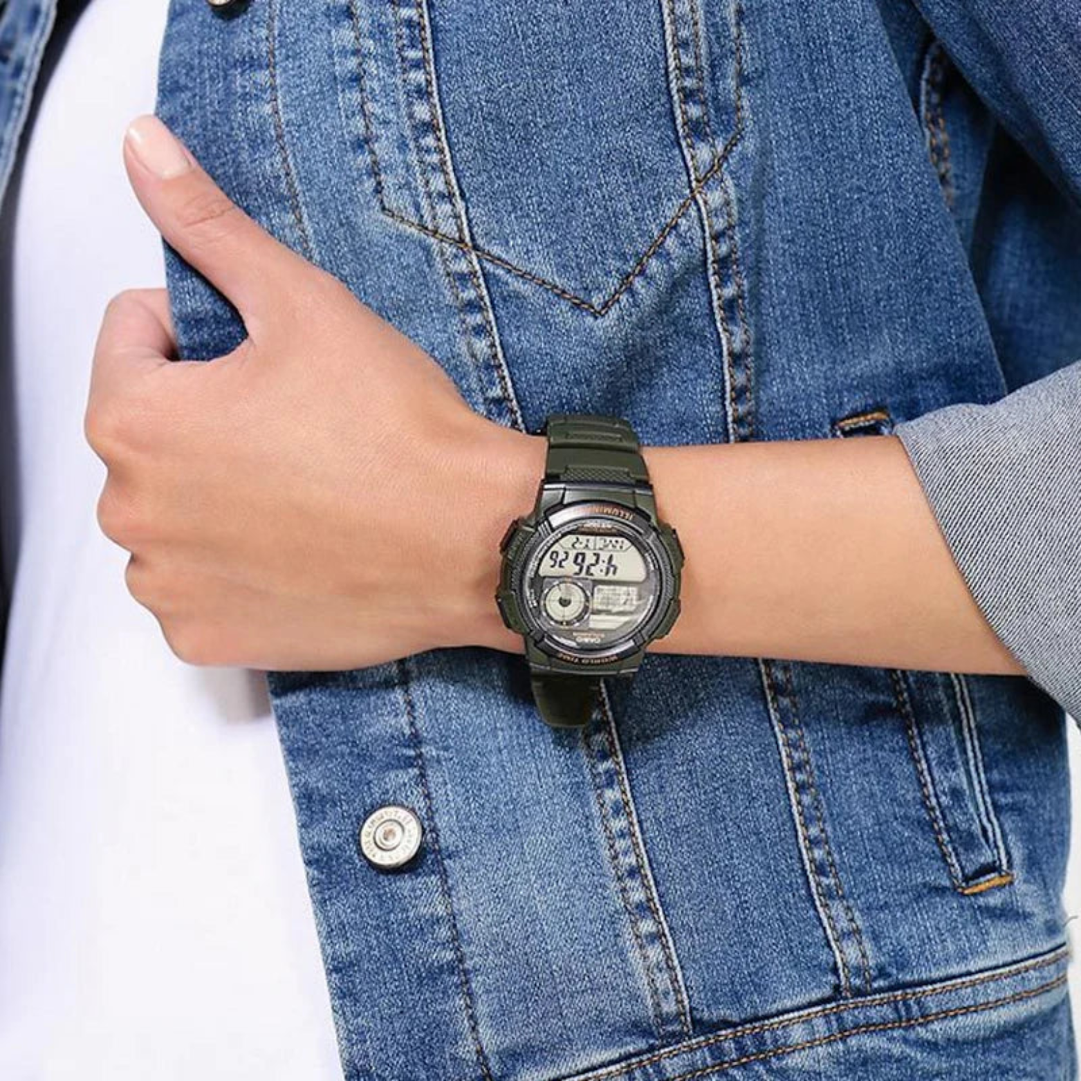 CASIO AE-1000W-3AVDF MODEL DIGITAL WATCHES