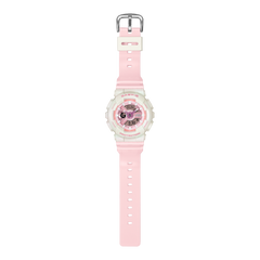 Casio Baby-G BA-110PD-4ADR Women’s Analog-Digital Watch, Pastel Pink Resin Band, Shock Resistant, 100m Water Resistant