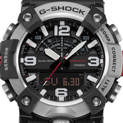 CASIO G-SHOCK GG-B100XM-1ADR MUDMASTER Analog Digital Men's Watch Stainless Steel Bezel Bluetooth Quad Sensor 200M Water Resistant