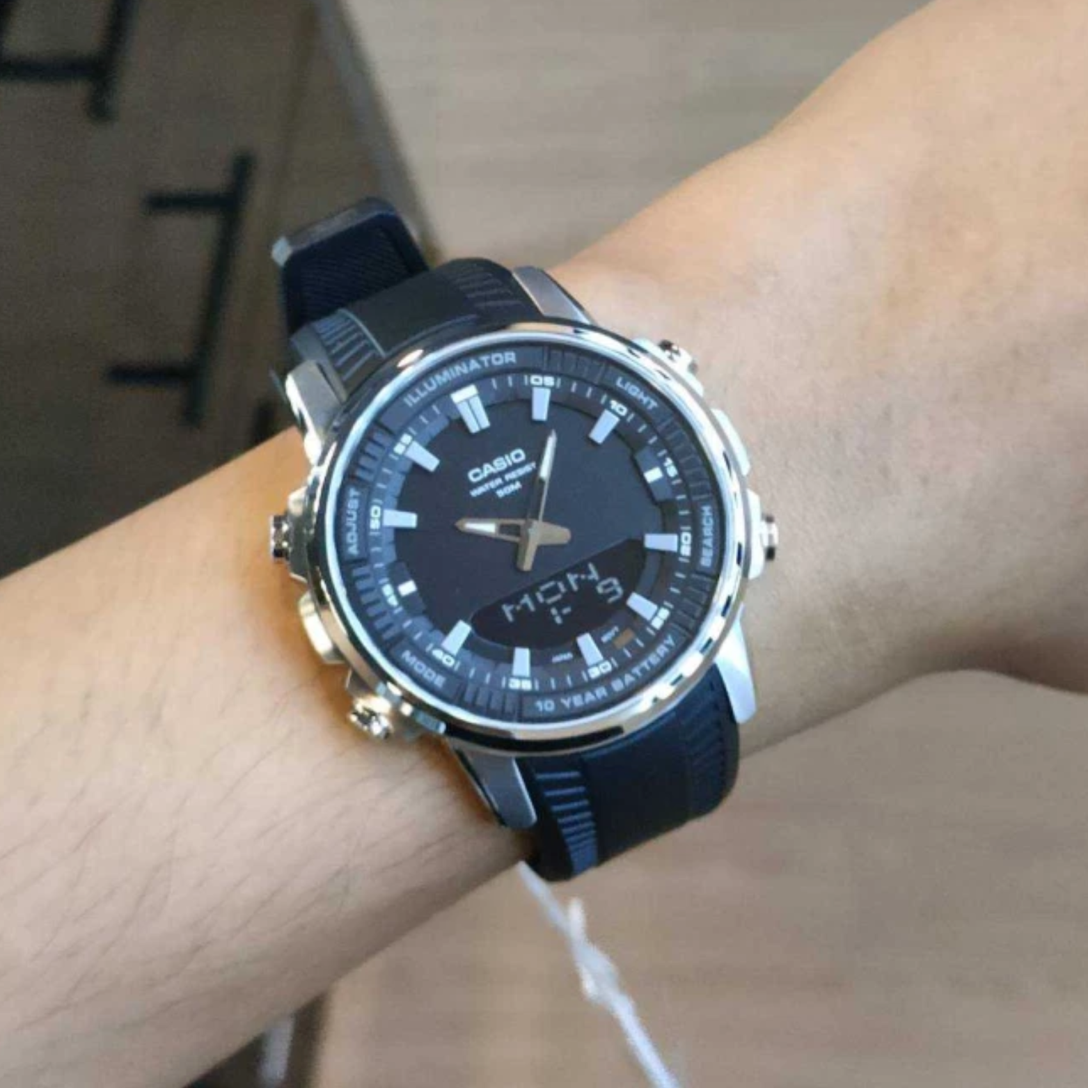 CASIO AMW-880-1AVDF MODEL ANALOG-DIGITAL COMBINATION WATCHES