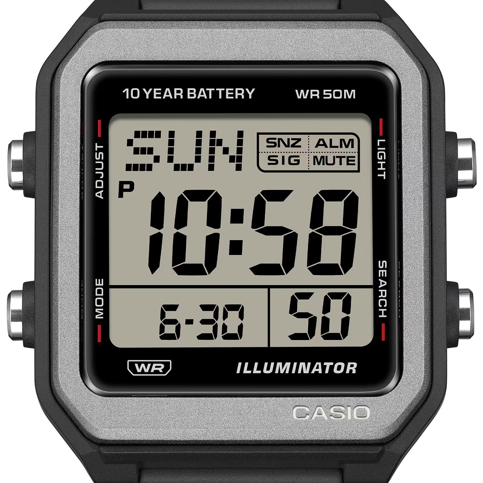 CASIO W-221H Series Men's Digital Watches – Stylish, Water Resistant & Durable